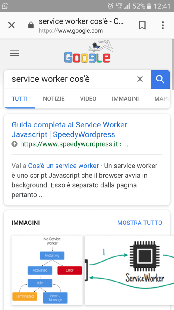 simbolo amp risultati ricerca google